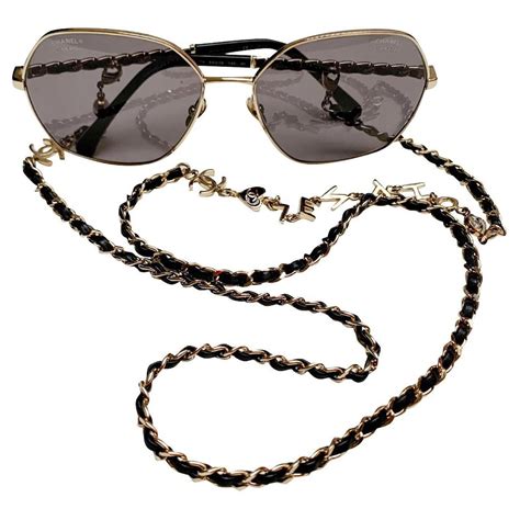 chanel sunglasses vintage shield|chanel sunglasses with chain 2022.